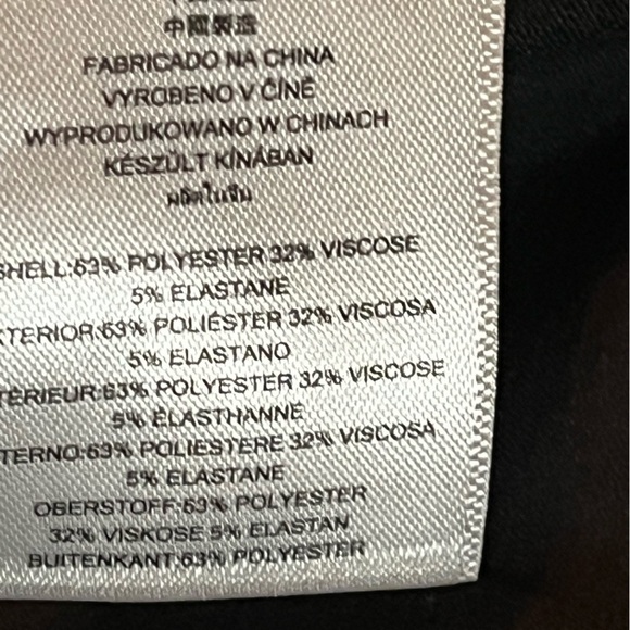 Michael Michael Kors Women's Sz 2 Single Button Blazer Black Gold Zipper - Picture 6 of 8